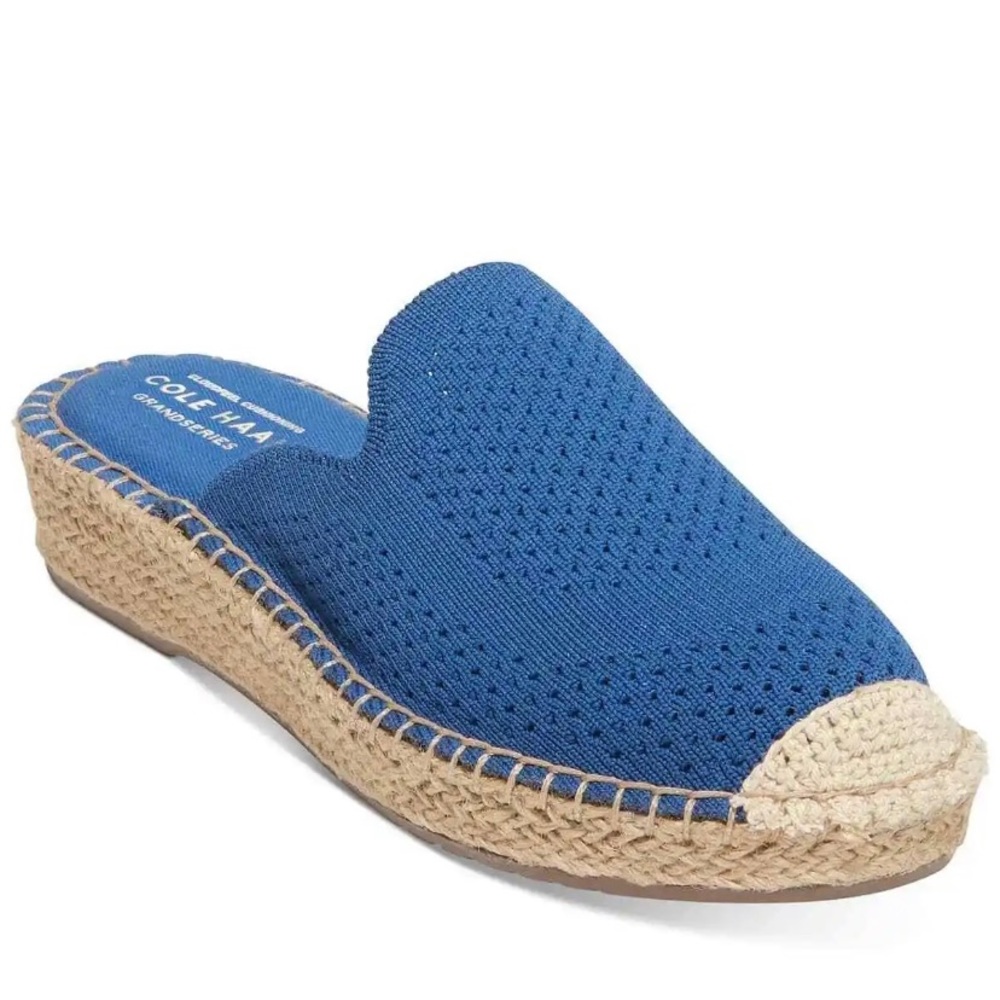 Cole Haan Women's Blue Cloudfeel Stitchlite Mules - 8- Blue